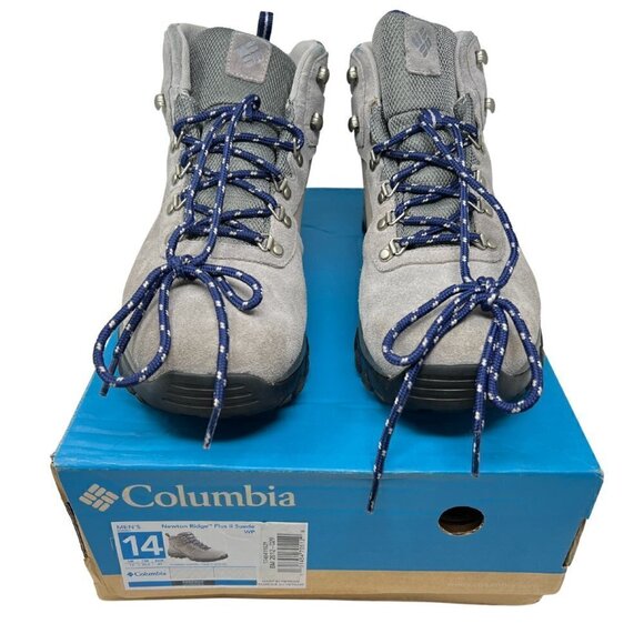 Men\'s Columbia Newton Ridge Plus II Suede Boots, Size 14